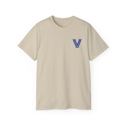 ADULT. Valley View Light the Flame Unisex Cotton Tee, Casual T-Shirt - Football - School Spirit