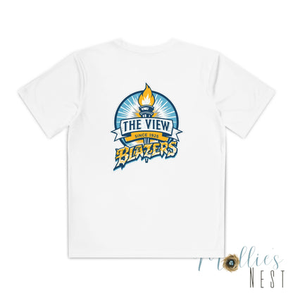 DRIFIT. YOUTH Blazers 'The View' Performance Tee — Moisture-Wicking Athletic Shirt