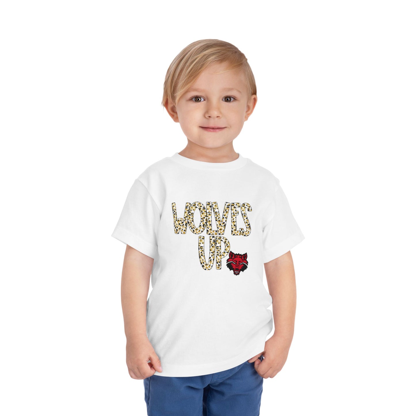 Toddler Tee - 'Wolves Up'. AState Apparel