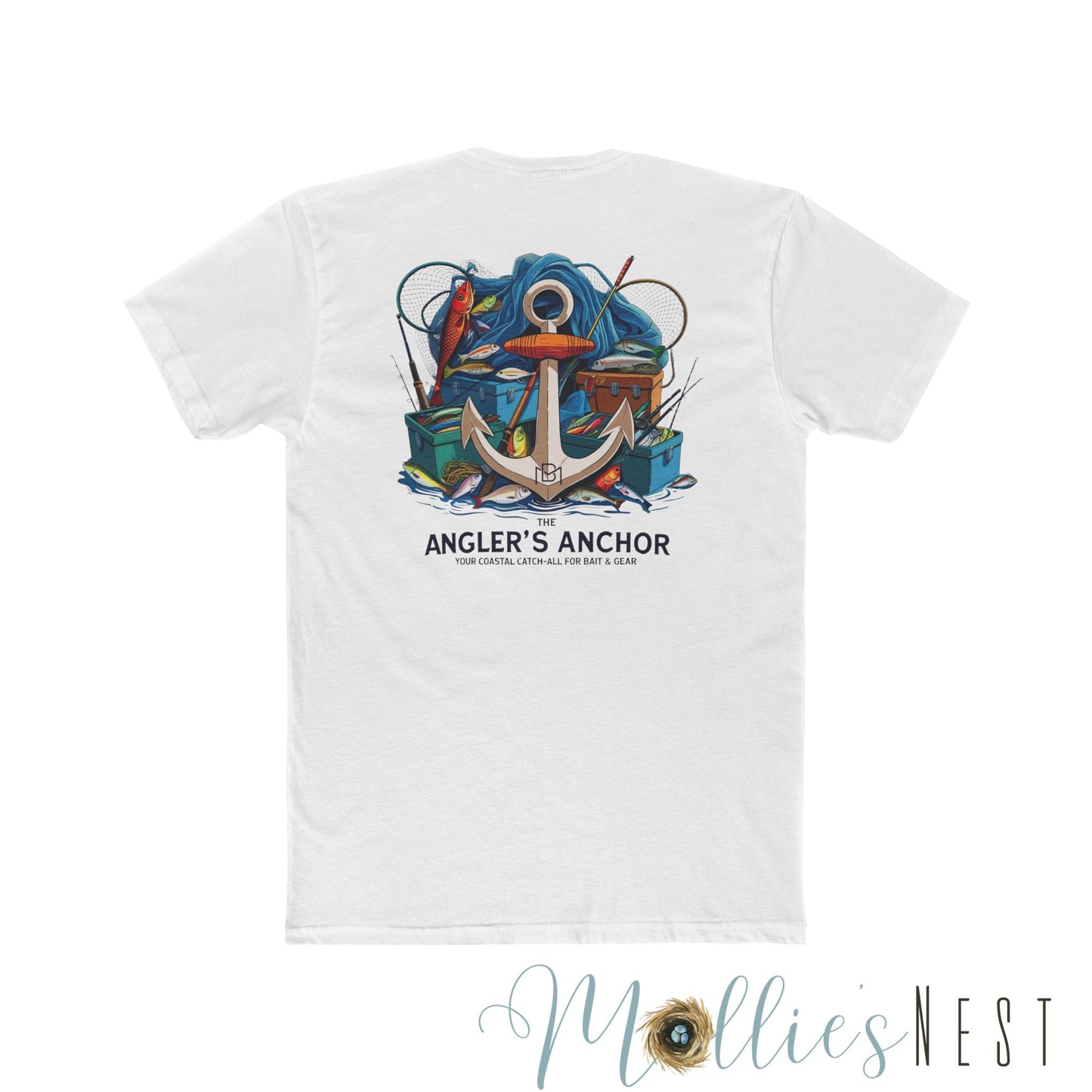 Fishing Enthusiast Crew Tee - Unisex Cotton T-Shirt, Nautical Style, Gift for Anglers, Summer Vibe, Casual Wear, Outdoor Adventure