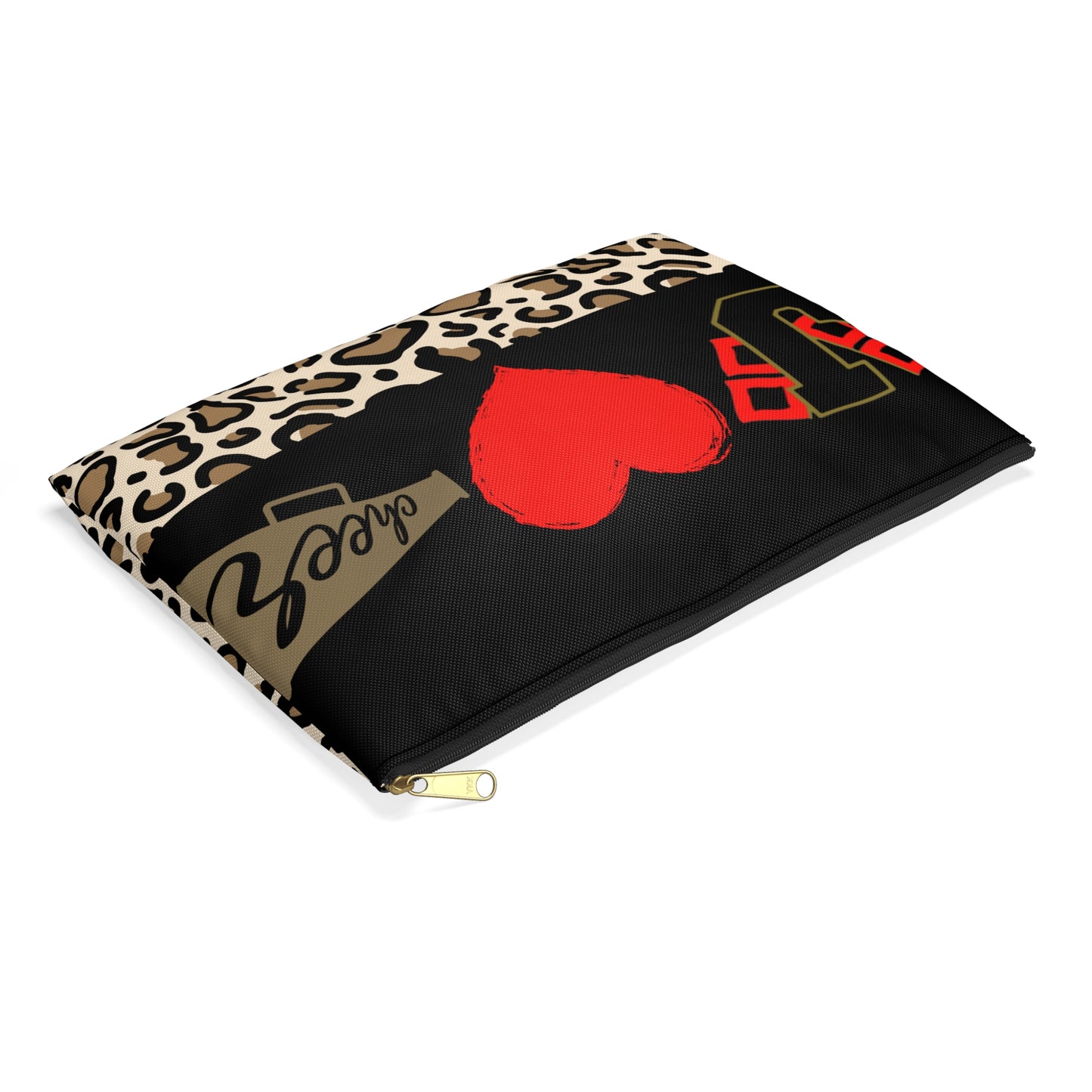 Jonesboro Cheer Leopard. Accessory Pouch