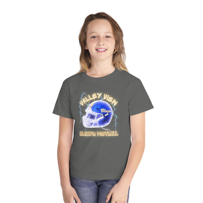 Valley View Blazers Youth Football Tee — "Light the Flame" Team Shirt.2026Schedule