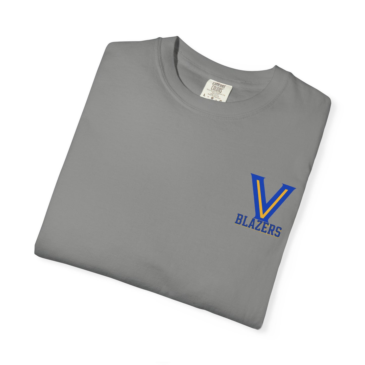 Valley View Blazers Garment-Dyed T-shirt. ADULT "Where Legends are Made"