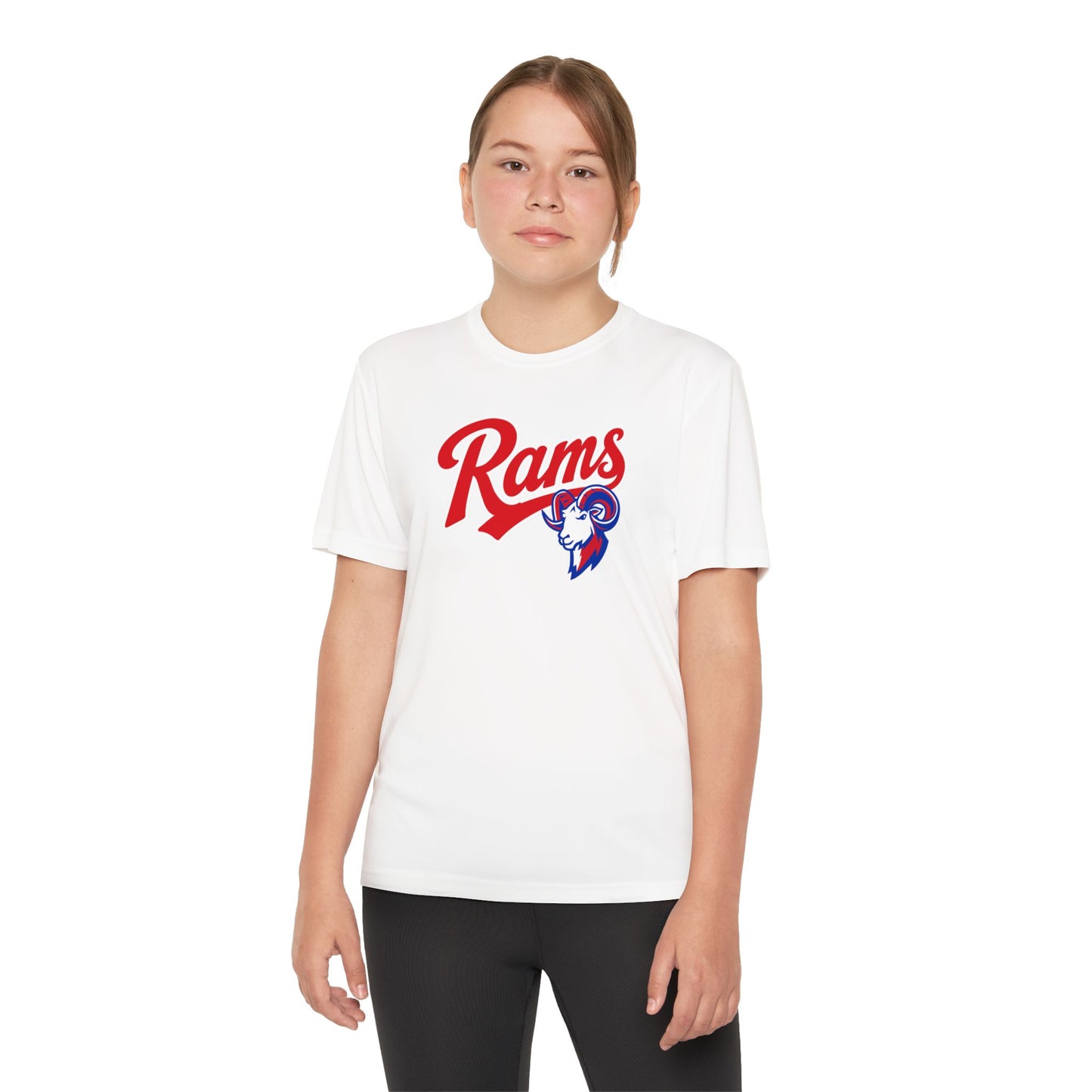RAMS Youth Drifit — Paragould Rams Script Logo Team Shirt