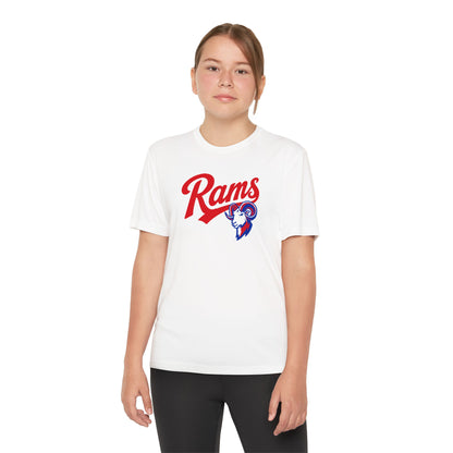 RAMS Youth Drifit — Paragould Rams Script Logo Team Shirt