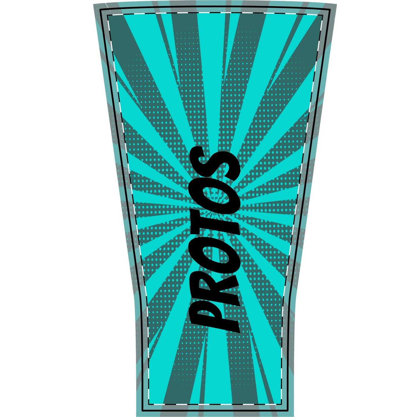 Protos Teal Arm Sleeve — Pattern Compression Sleeve