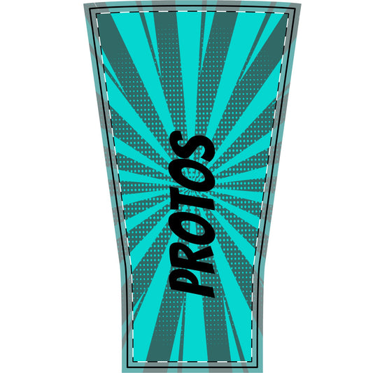 Protos Teal Arm Sleeve — Pattern Compression Sleeve