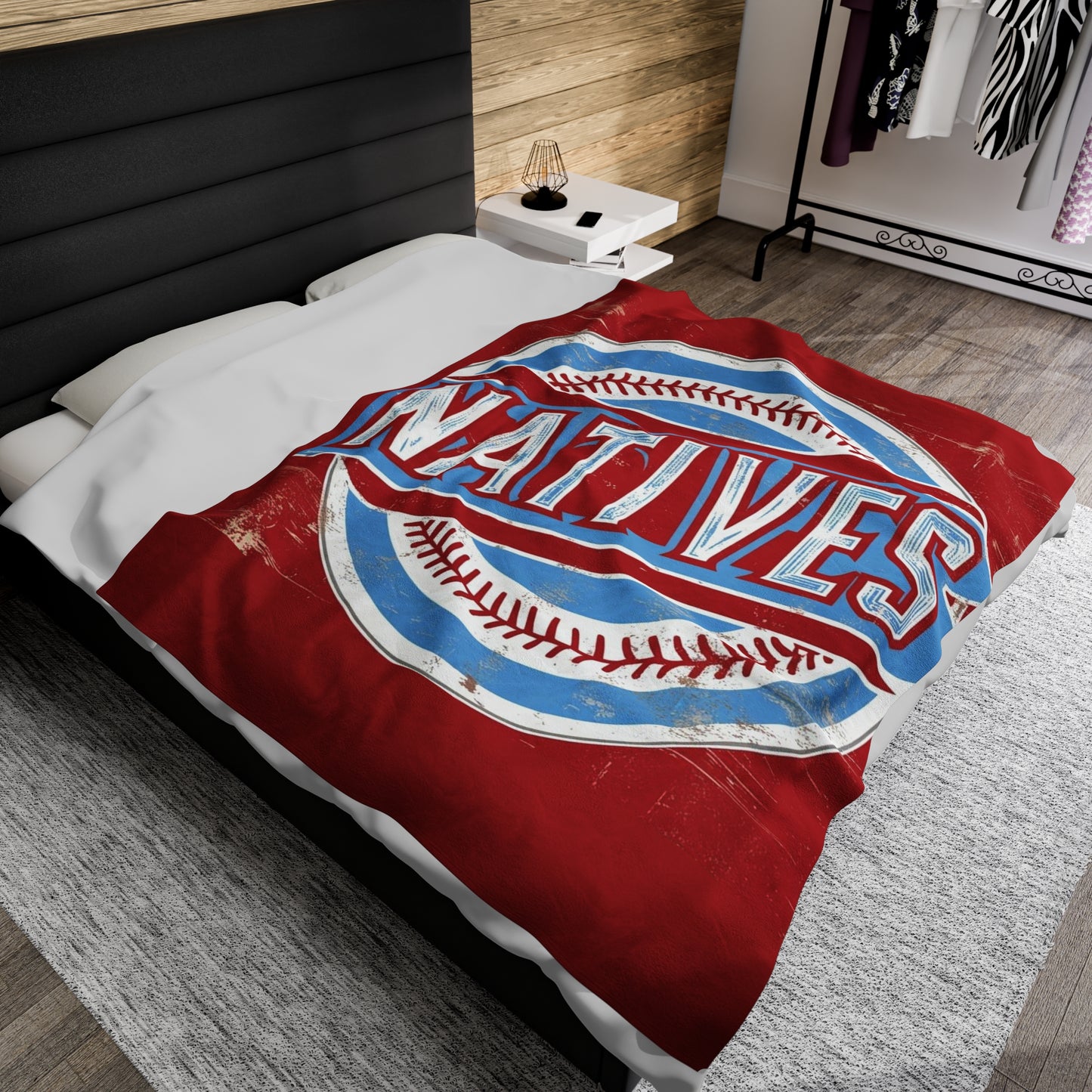 Velveteen Plush Blanket. NATIVES 25