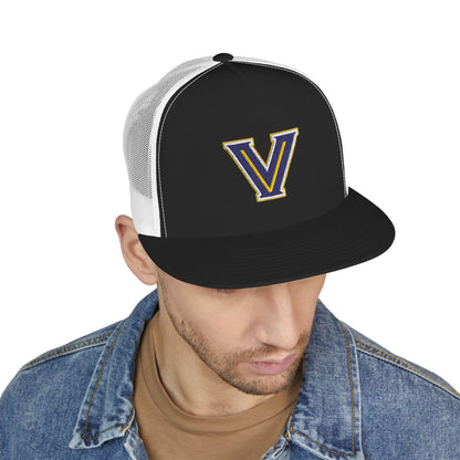 5 Panel Trucker Cap with Embroidered Valley View LOGO Design