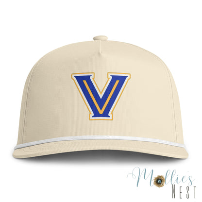 Sunwashed Rope Cap — Valley View Blazers 'V' Embroidered Baseball Hat
