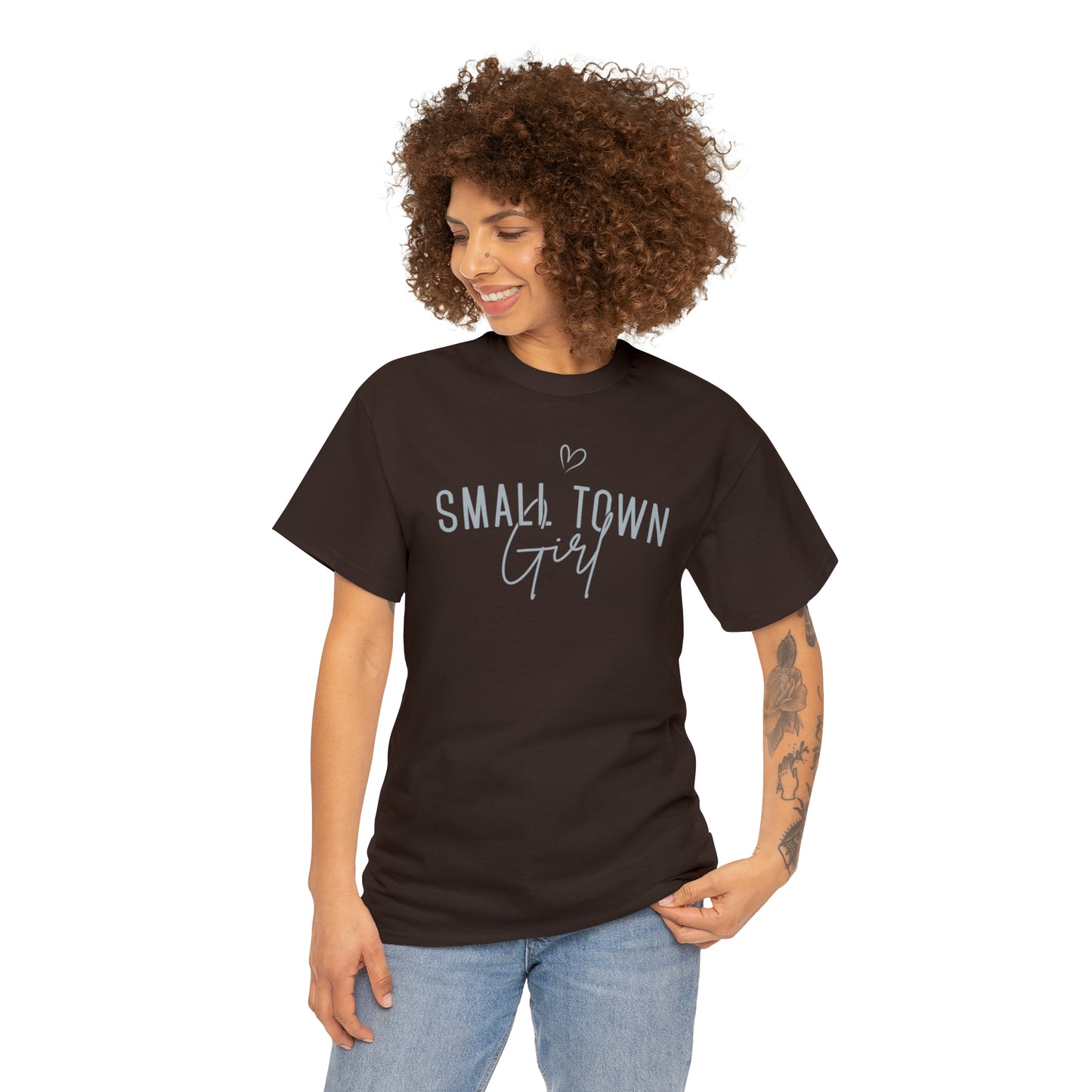 Small town girl Heavy Cotton Tee