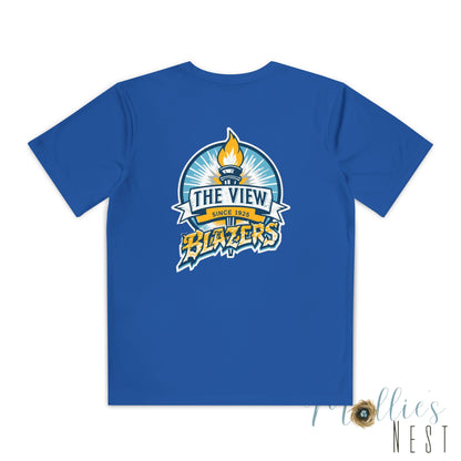 DRIFIT. YOUTH Blazers 'The View' Performance Tee — Moisture-Wicking Athletic Shirt