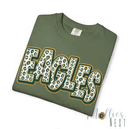 Greene County Tech. Eagles Leopard Print Graphic T-Shirt - ADULT