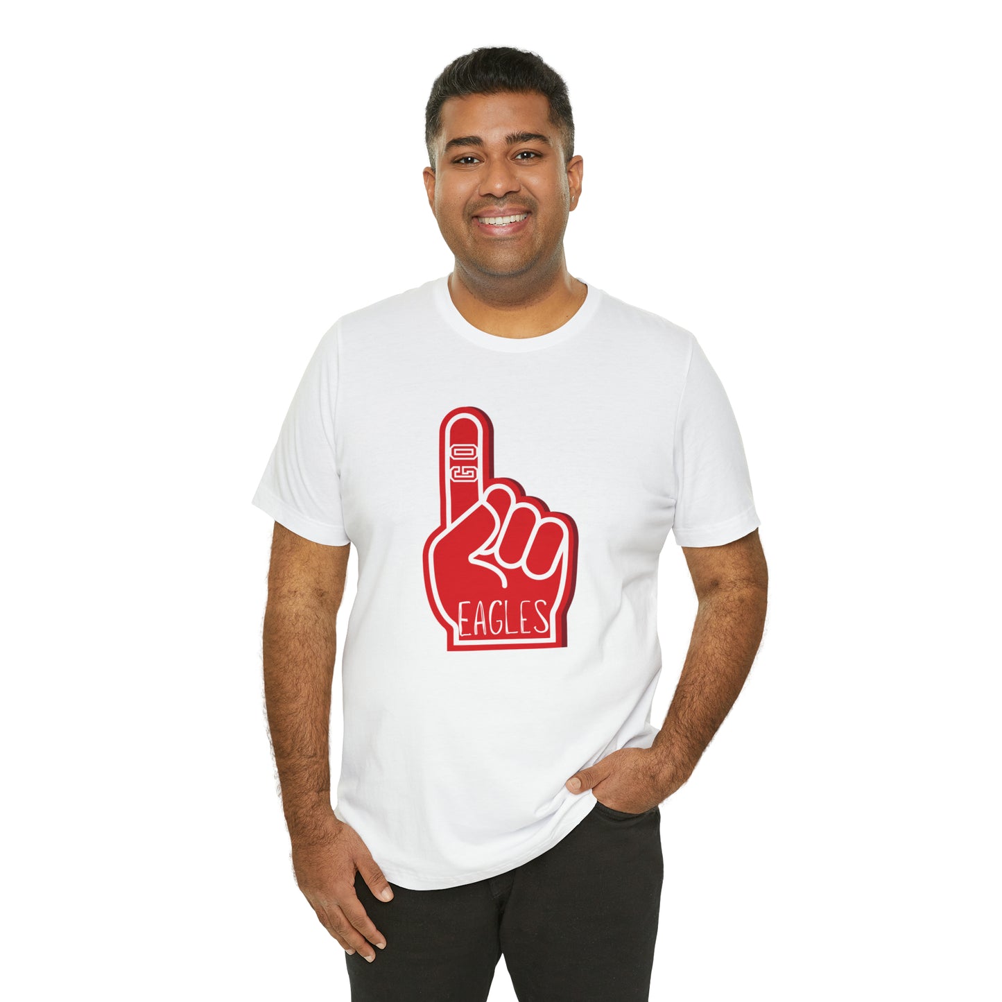 Eagles Foam Finger Jersey Short Sleeve Tee