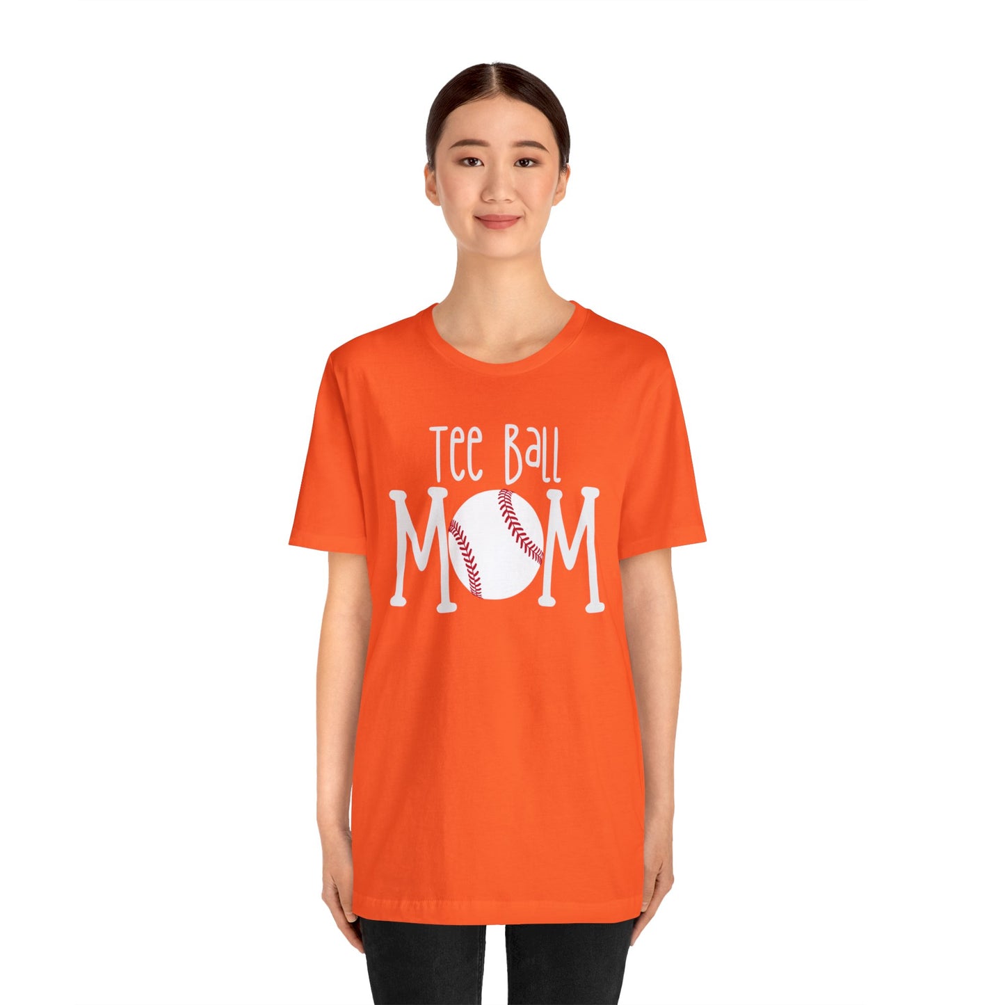 Tee Ball Mom Short Sleeve Shirt