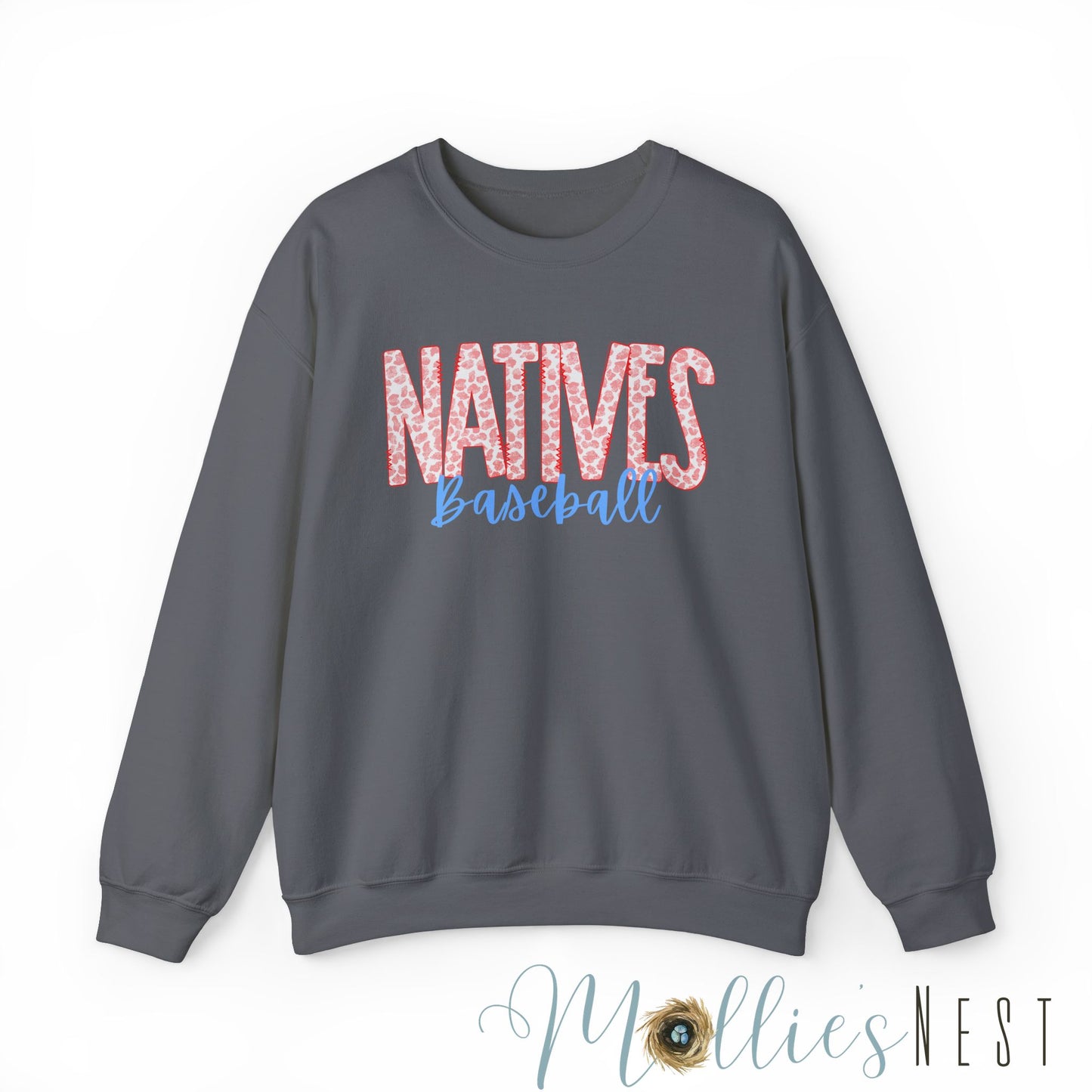 Natives Baseball Unisex Heavy Blend™ Crewneck Sweatshirt - Cozy Sportswear for Fans
