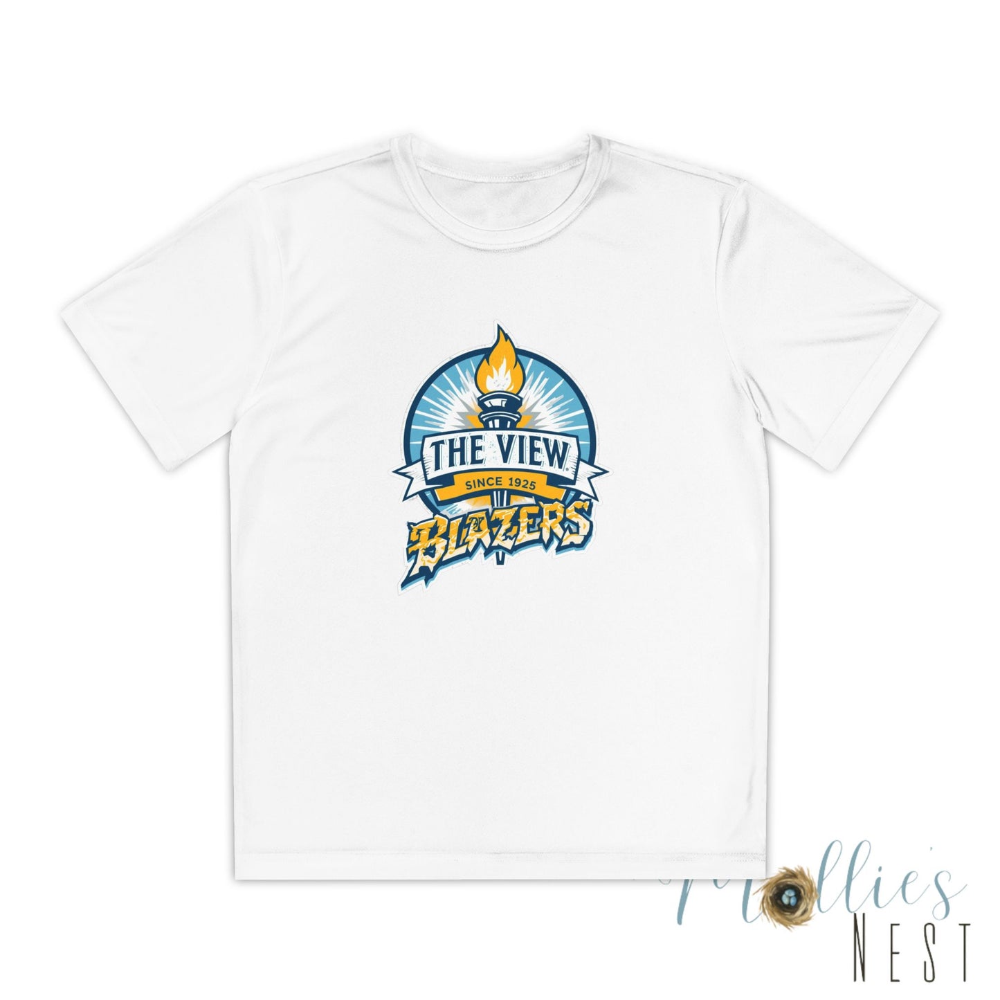 Youth Competitor Tee — 'The View' Blazers Logo Shirt