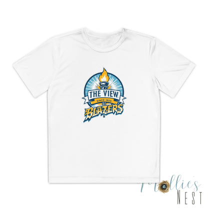 Youth Competitor Tee — 'The View' Blazers Logo Shirt
