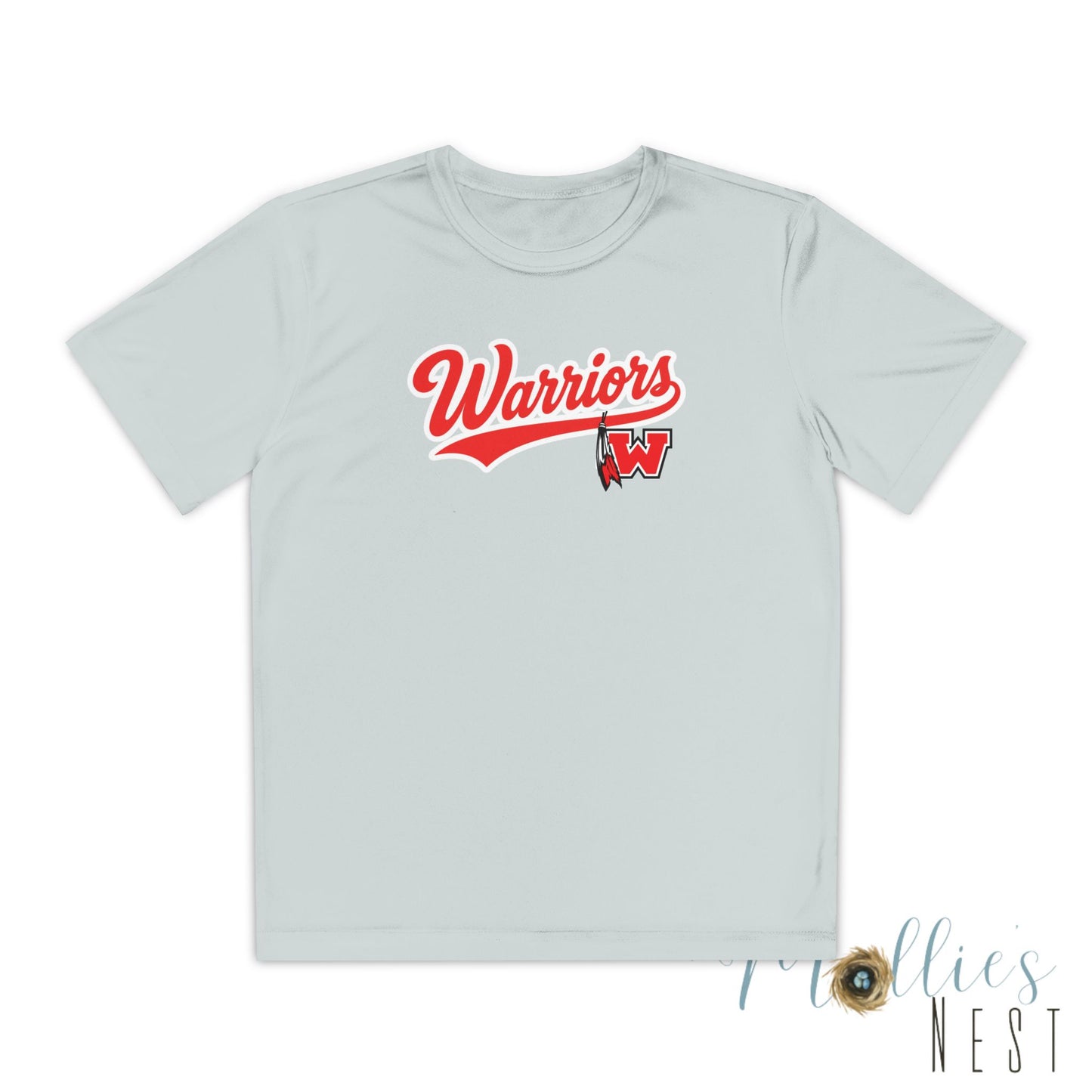Westside. Warriors Youth Drifit — Script Logo Team Shirt