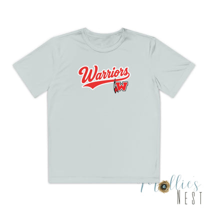 Westside. Warriors Youth Drifit — Script Logo Team Shirt
