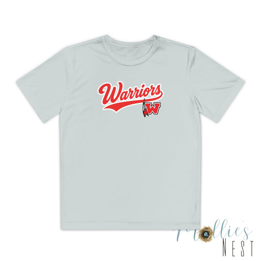 Westside. Warriors Youth Drifit — Script Logo Team Shirt
