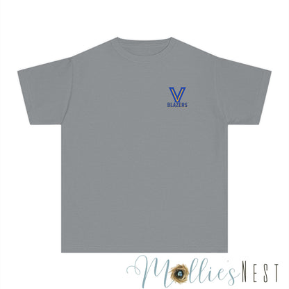 Youth Sports Tee, Valley View Blazers T-Shirt, "Where Legends Are Made"