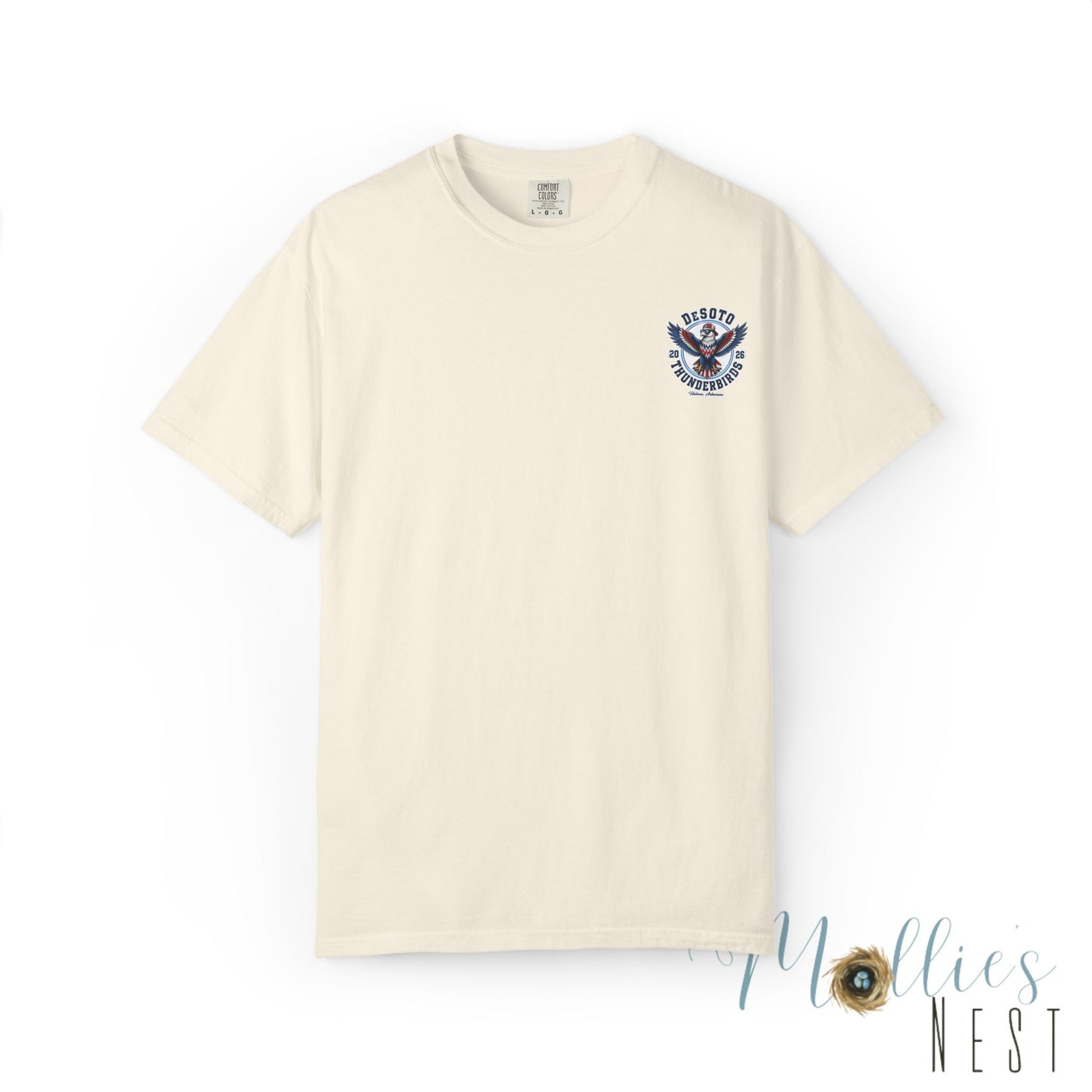ADULT.  T‑Shirt — DeSoto Thunderbirds Mascot Graphic (2026)