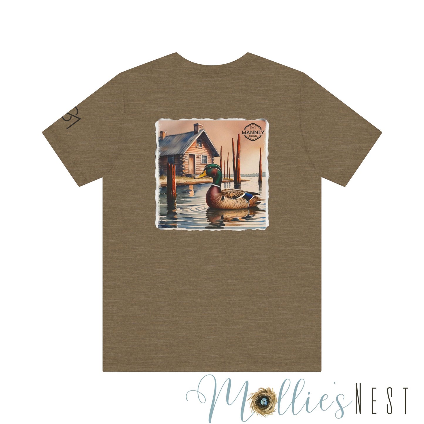 Unisex Jersey Short Sleeve Tee. MANNLY BRAND. Duck Cabin