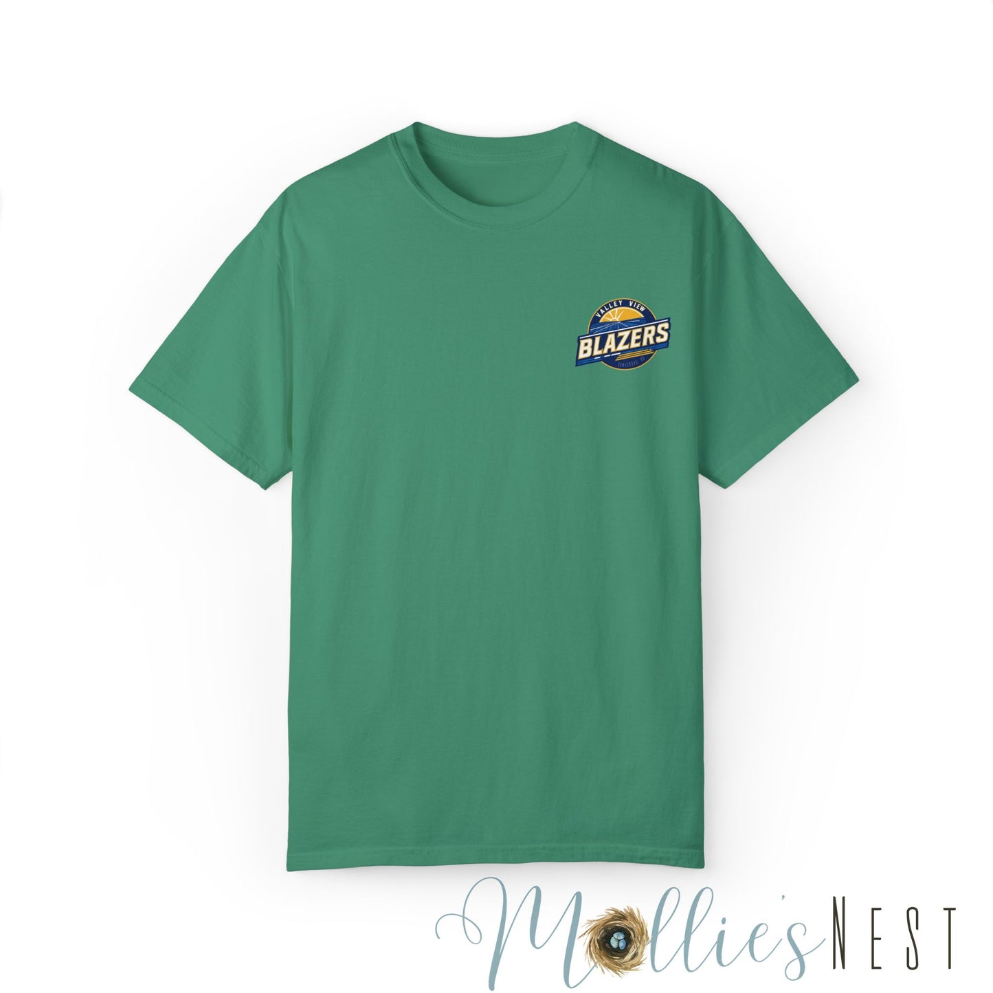 Unisex Garment-Dyed T-shirt. Valley View Blazers - CUSTOM Design. June 2025