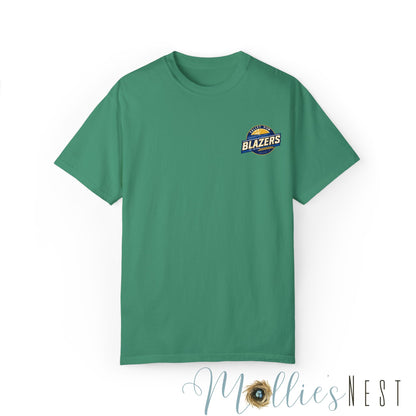 Unisex Garment-Dyed T-shirt. Valley View Blazers - CUSTOM Design. June 2025