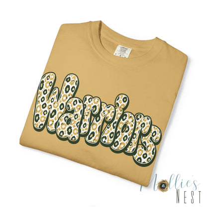 Warriors Leopard Script T-Shirt