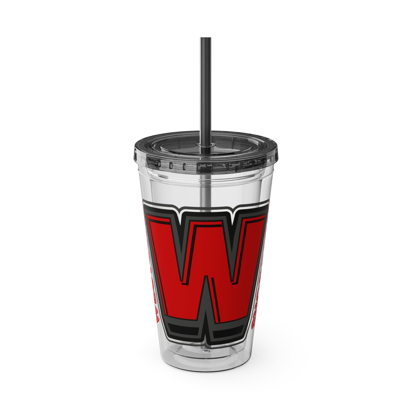 Westside Sunsplash Tumbler with Straw, 16oz