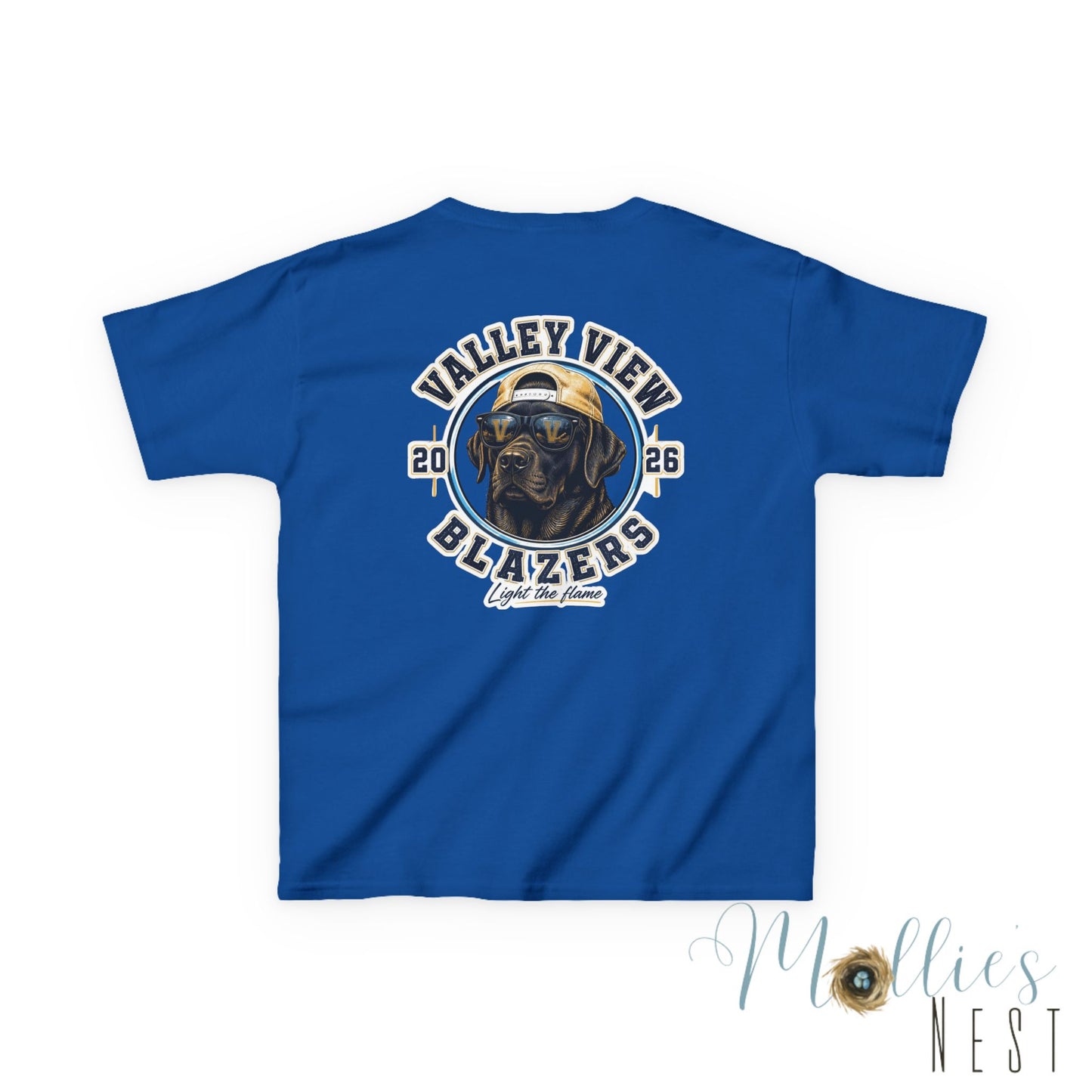 YOUTH.  Valley View Blazers Black Lab 2026 T-Shirt — Vintage Tee (2026)