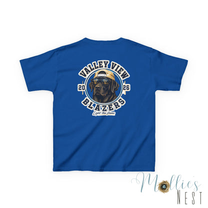YOUTH.  Valley View Blazers Black Lab 2026 T-Shirt — Vintage Tee (2026)