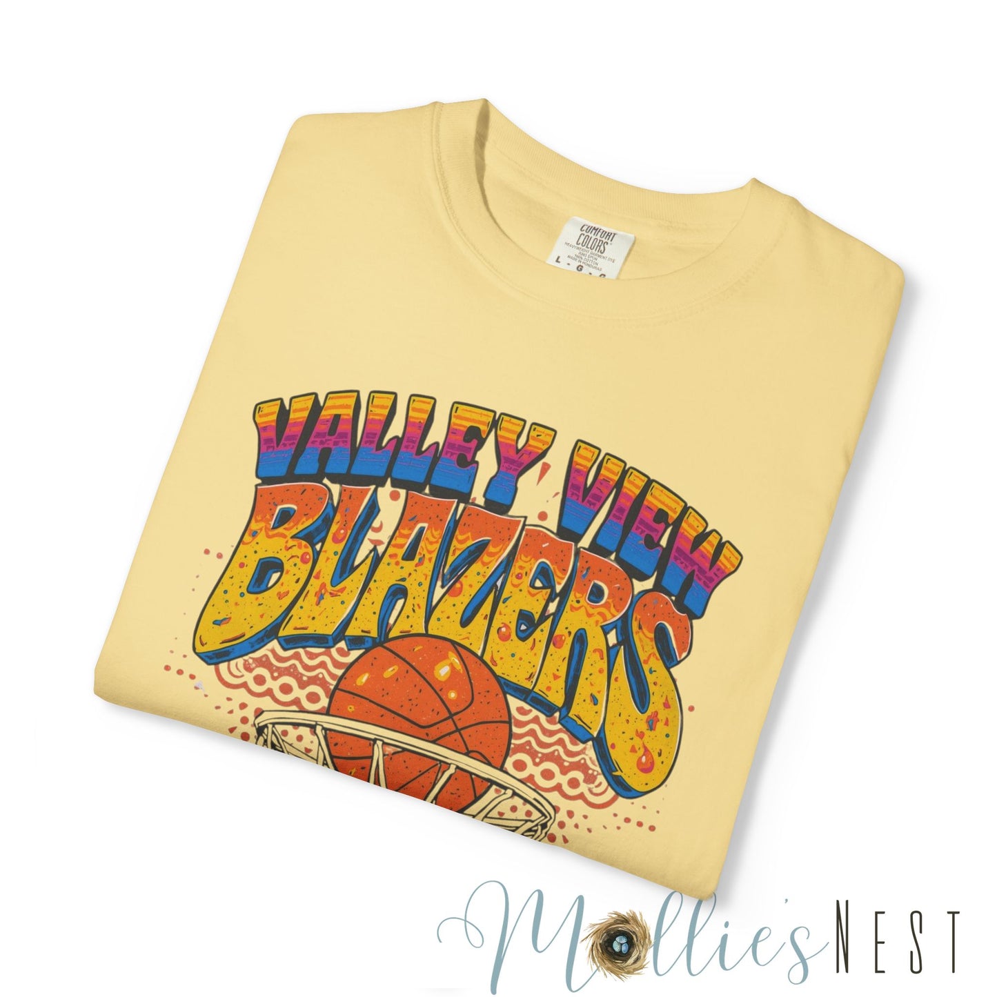 Retro Basketball T-Shirt | Valley View Blazers ADULT