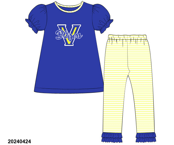 Preorder - Valley View Blazer Knit Legging Set School Spirit