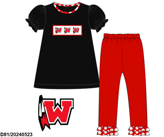 Westside Warriors Smocked Legging Set
