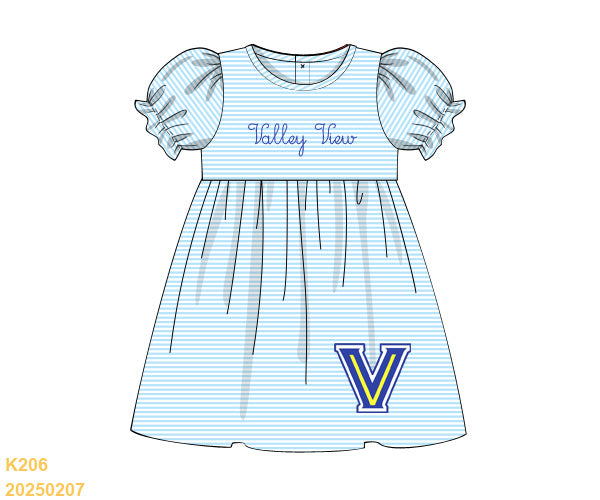 *Preorder* - Valley View Applique Knit Dress