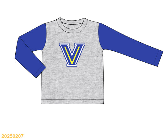 Valley View Applique Long Sleeve Shirt