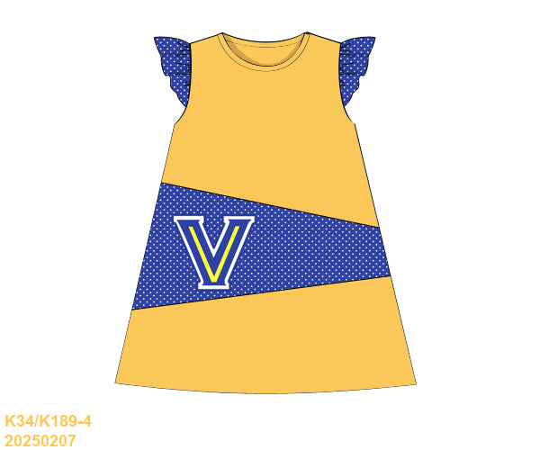 Valley View KNIT Pennant dress