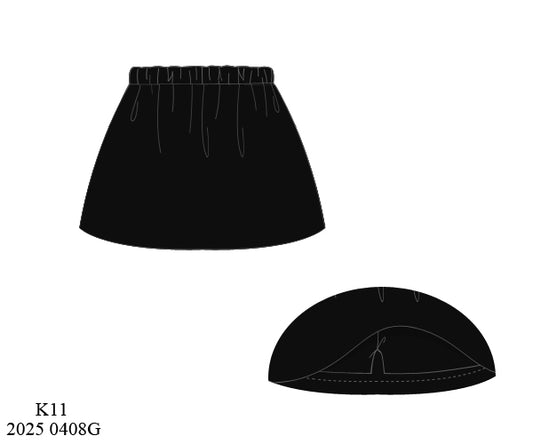 KNIT Black Skort - PO6