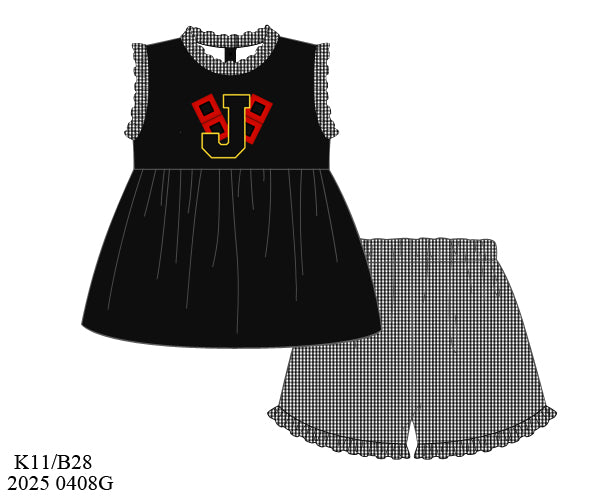 Jonesboro Hurricane Applique Logo Short Set