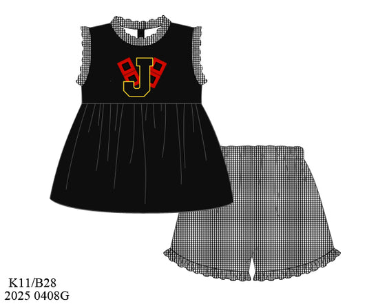 Preorder - Jonesboro Hurricane Applique Logo Short Set