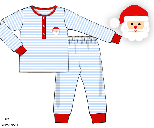 PO10- Knit Santa Loungewear/Pajama Set BOY