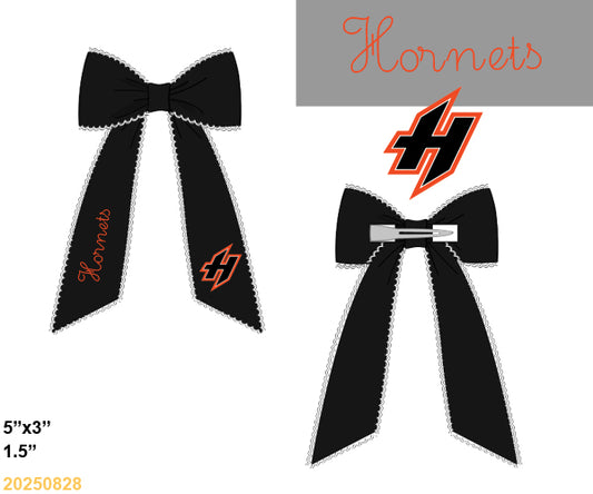 Embroidered bow - Harrisburg Hornets