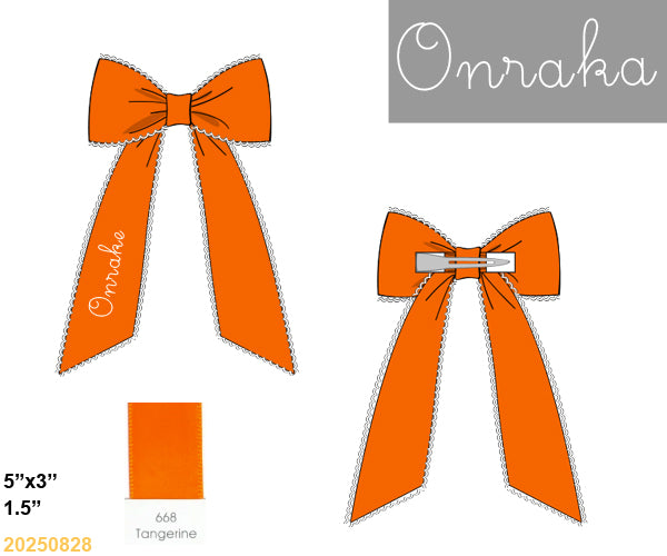 RCA House Embroidered Bows