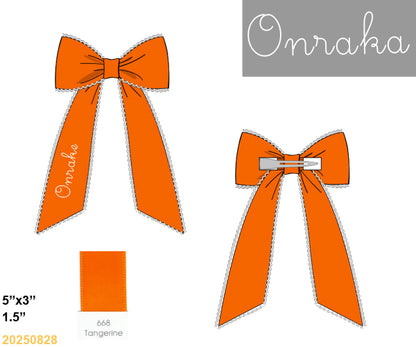 RCA House Embroidered Bows