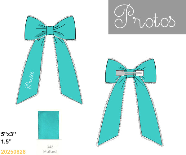 RCA House Embroidered Bows