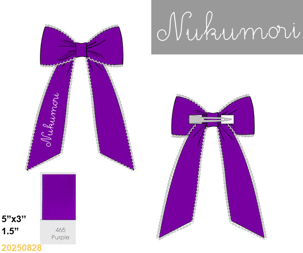 RCA House Embroidered Bows