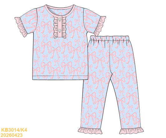 Preorder - Knit Bow Loungewear
